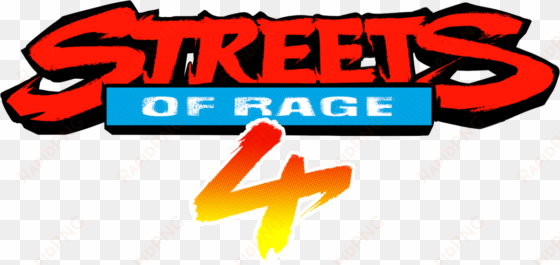 27 aug - streets of rage 4 logo