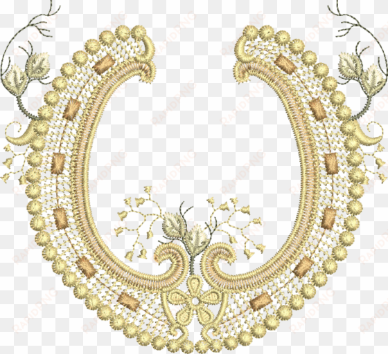 27 - horseshoe - embroidery