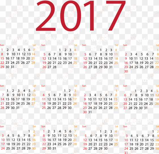 28 Collection Of Calendar Clipart 2017 transparent png image