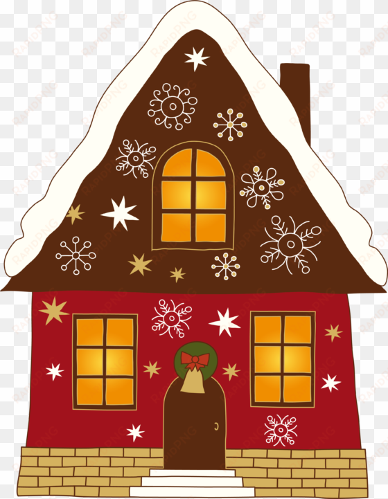28 collection of christmas house clipart - christmas house clip art