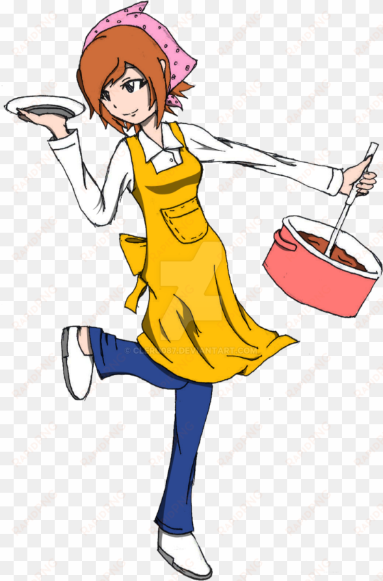 28 Collection Of Cooking Mama Drawing - Cooking Mama Anime transparent png image