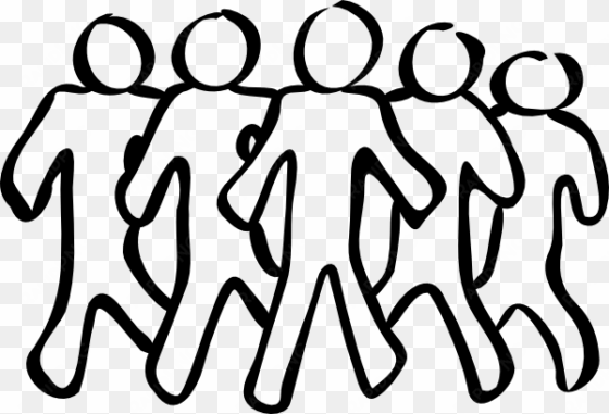 28 collection of crowd drawing png - team clip art
