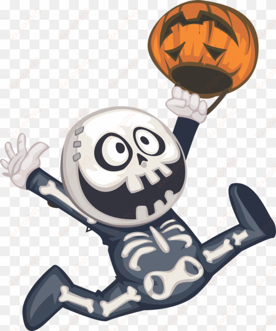 28 Collection Of Cute Halloween Skeleton Clipart - Skeleton Halloween Clip Art transparent png image