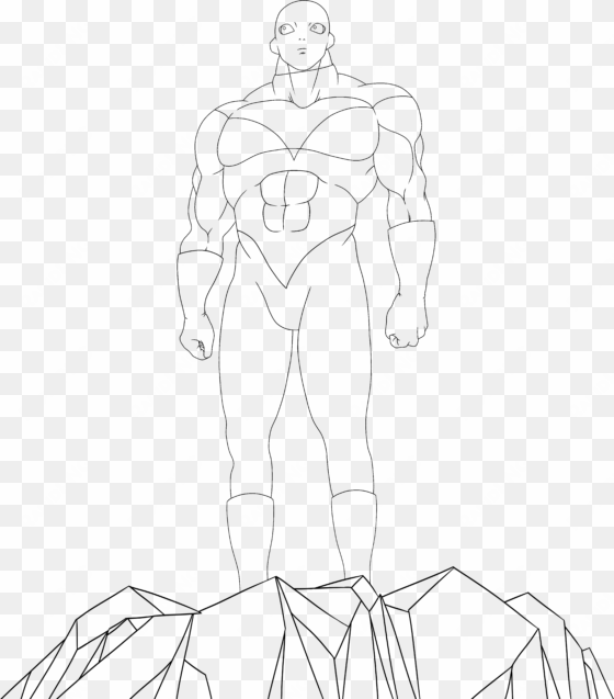 28 collection of dbs jiren drawing - line art