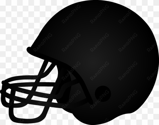28 Collection Of Football Helmet Clipart Png - Football Helmet Clipart Black transparent png image