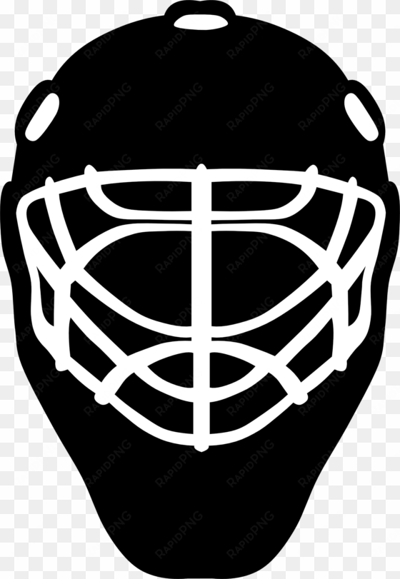 28 collection of football helmet clipart silhouette - hockey goalie mask clip art