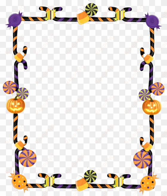 28 collection of halloween candy clipart transparent - halloween borders and frames