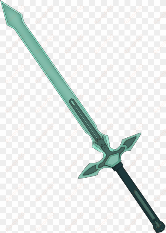 28 collection of kirito sword dark repulser drawing - sword art online sword png