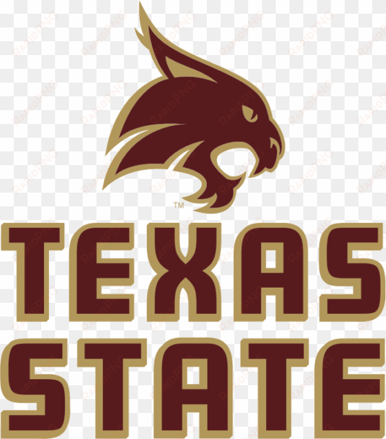 28 collection of texas state university clipart - texas state athletics logo