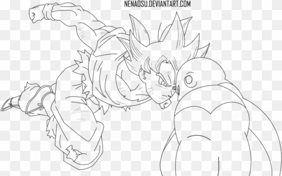 28 collection of ultra instinct goku drawing easy - goku ultra instinct coloring pages