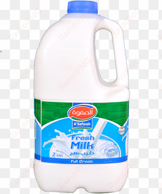 2ltr milk - plastic bottle