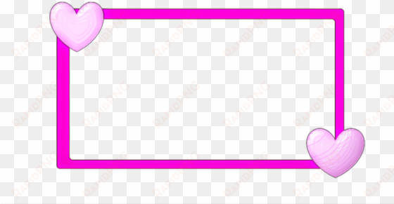 2nd free border - pink transparent border frame