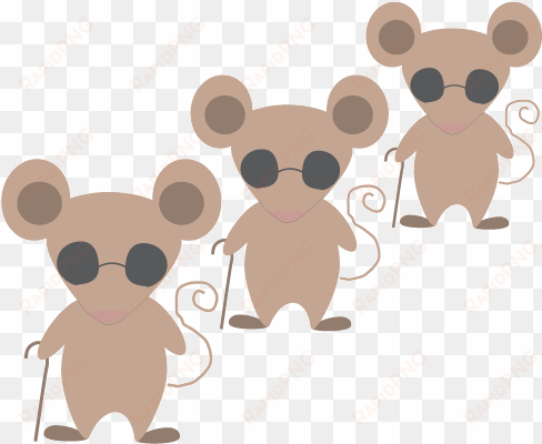 3 blind mice - three blind mice clipart
