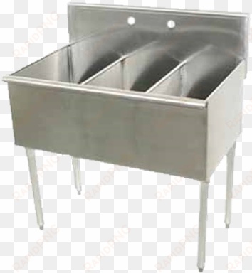 3 compartment sink small