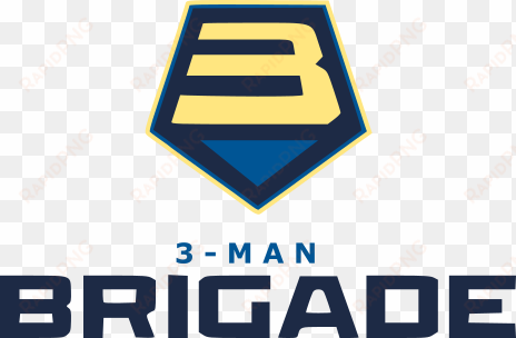 3-man brigade logo - baltimore brigade vs cleveland gladiators