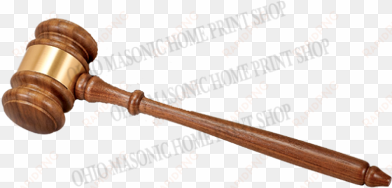 3 - me-gavel - 8" gavel w/ sounding block quantity(1)