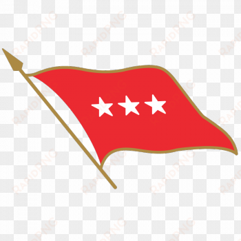 3 star flag - 3 star army general flag