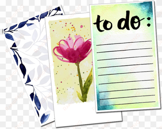 3 super cute note cards