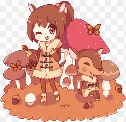 32 Images About Acnl On We Heart It - Fauna Animal Crossing Fan Art transparent png image