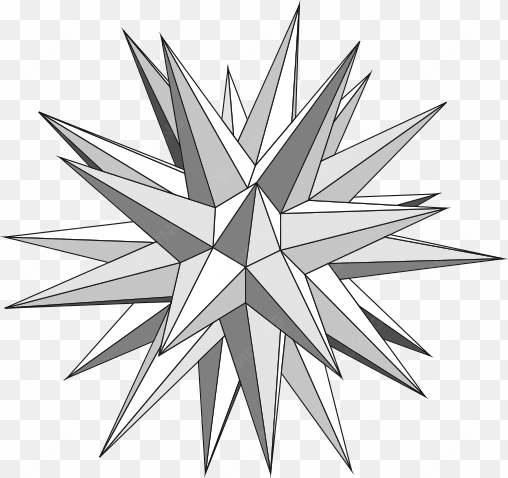 32 point paper star - 32 pointed star