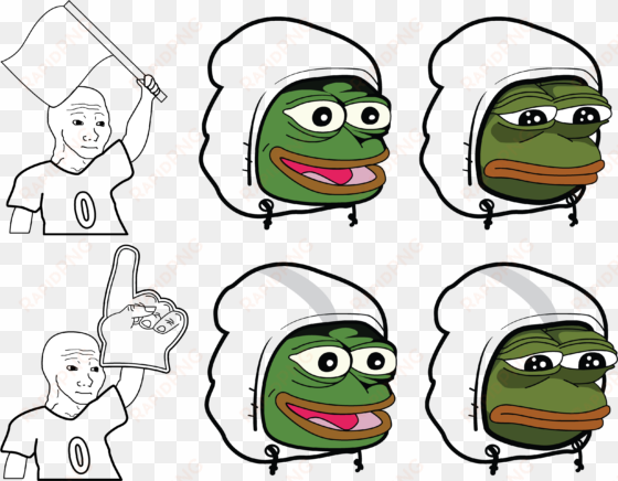 323kib, 3641x2693, memes - wojak flag template