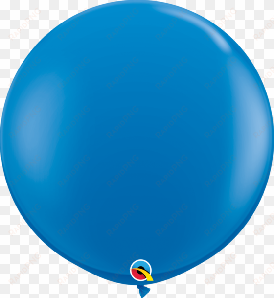 36" jumbo dark blue balloon - racquetball ball