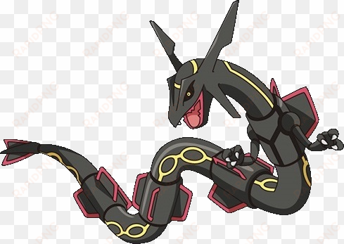 384rayquaza-shiny xy anime - pokemon rayquaza shiny