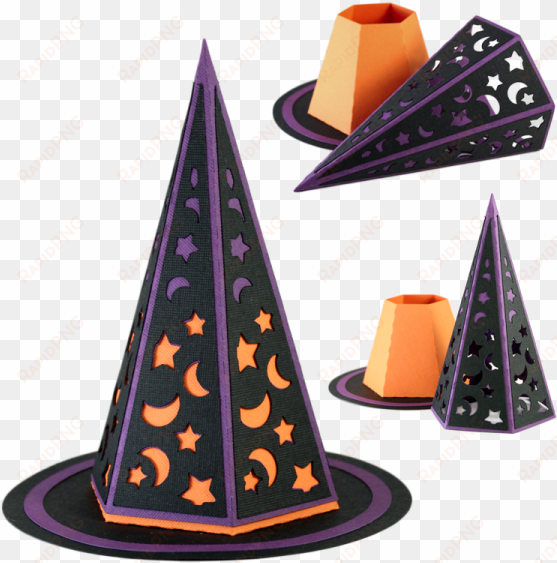 3d midnight witches hat - #33779 3d hat box midnight witch