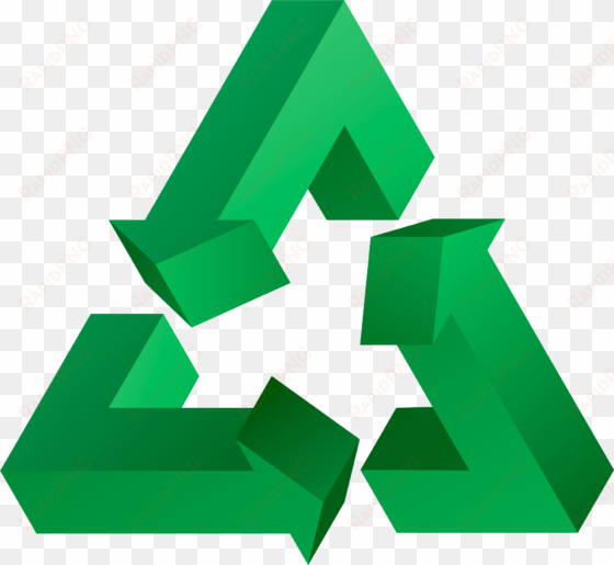 3d recycle png transparent image - recycle logo 3d