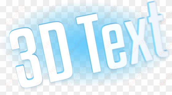 3d text rendering - 3d text art