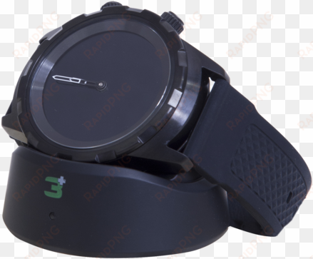 3plus "cruz" hybrid - 3plus 3pl-hybrid-bk cruz hybrid watch