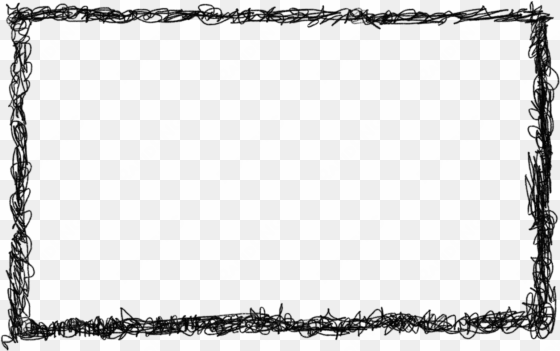 4 rectangle scribble frame - rectangle frame png