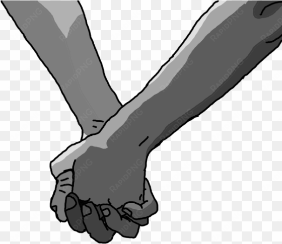 4 Ways To Draw A Couple Holding Hands - Couple Holding Hands Png transparent png image