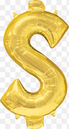 40" dollar sign $ balloon - foil dollar sign balloon