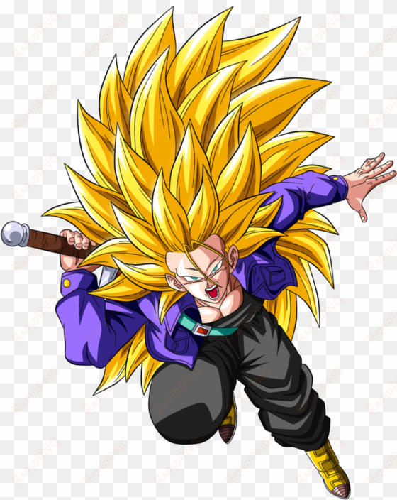 4,000,000,000,000 - dragon ball z trunks ssj3