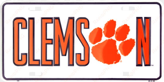 406 - clemson tigers - clemson tigers bike tag