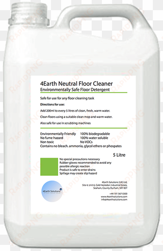 4earth neutral floor cleaner - shampoo