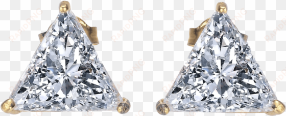 5.00 carat trillion cut cz loose stones