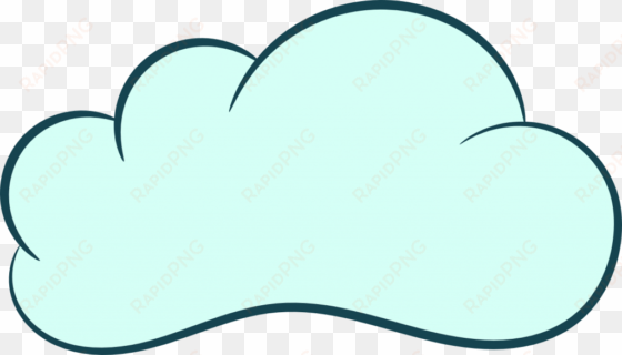 5 cartoon clouds - portable network graphics