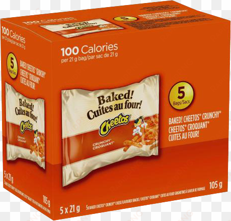 5 count oven baked cheetos crunchy® cheese snacks - cheetos baked crunchy cheesies