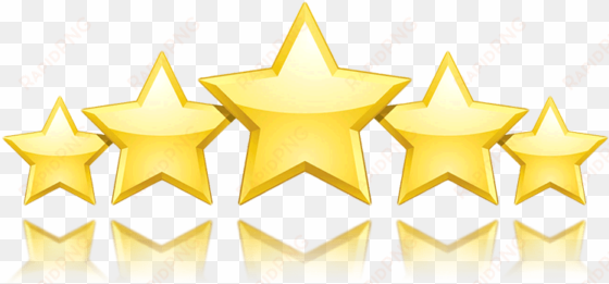 5 gold stars png - 5 stars png graphic