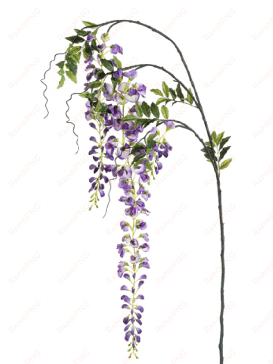 5" japanese wisteria spray two tone lavender - silk plants direct japanese wisteria spray - lavender