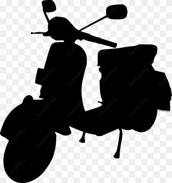 5 scooter moped silhouette - scooter silhouette png