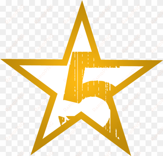 5 star rating clipart - csillagos Ötös