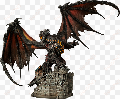 5" World Of Warcraft Polystone Statue Deathwing - Statue World Of Warcraft transparent png image