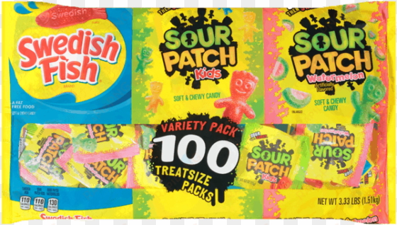 50 for sour patch kids and swedish fish® variety pack - snack