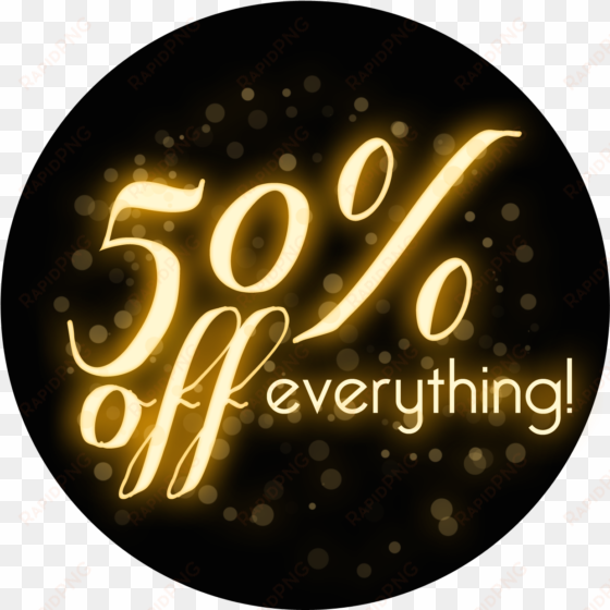 50% off free download png - 50 off everything sale