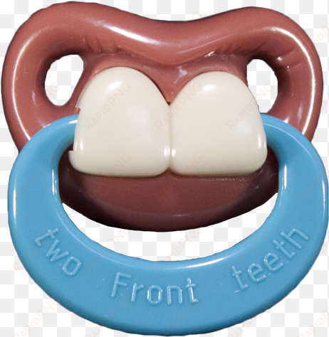 50090r two front w r - billy bob pacifier - two front teeth