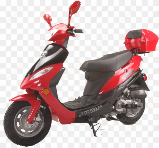 50cc red scooter - scooter