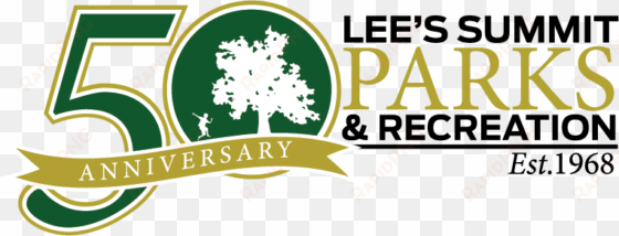 50th anniversary logo - lee's summit parks and rec